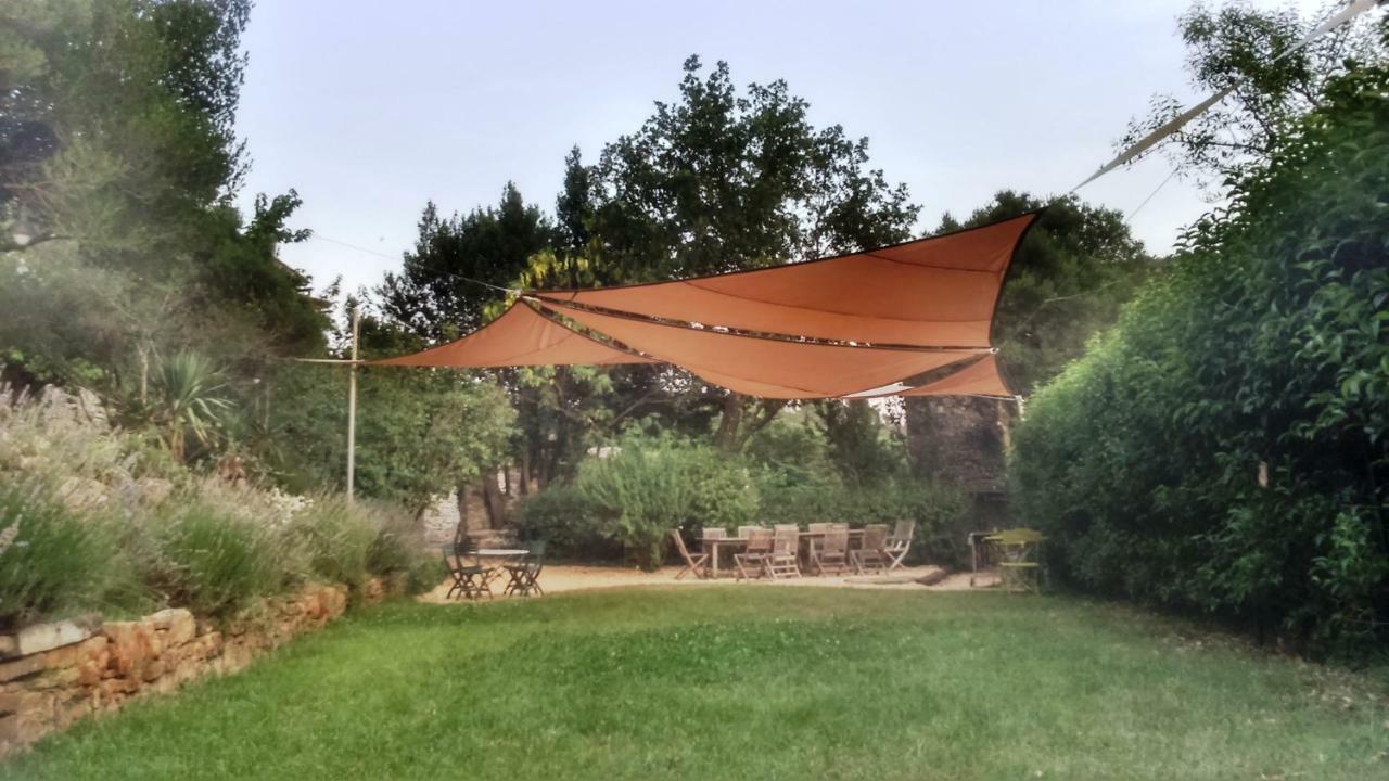 Les Jardins Du Mas Evesque Bed and Breakfast Rousson  Esterno foto